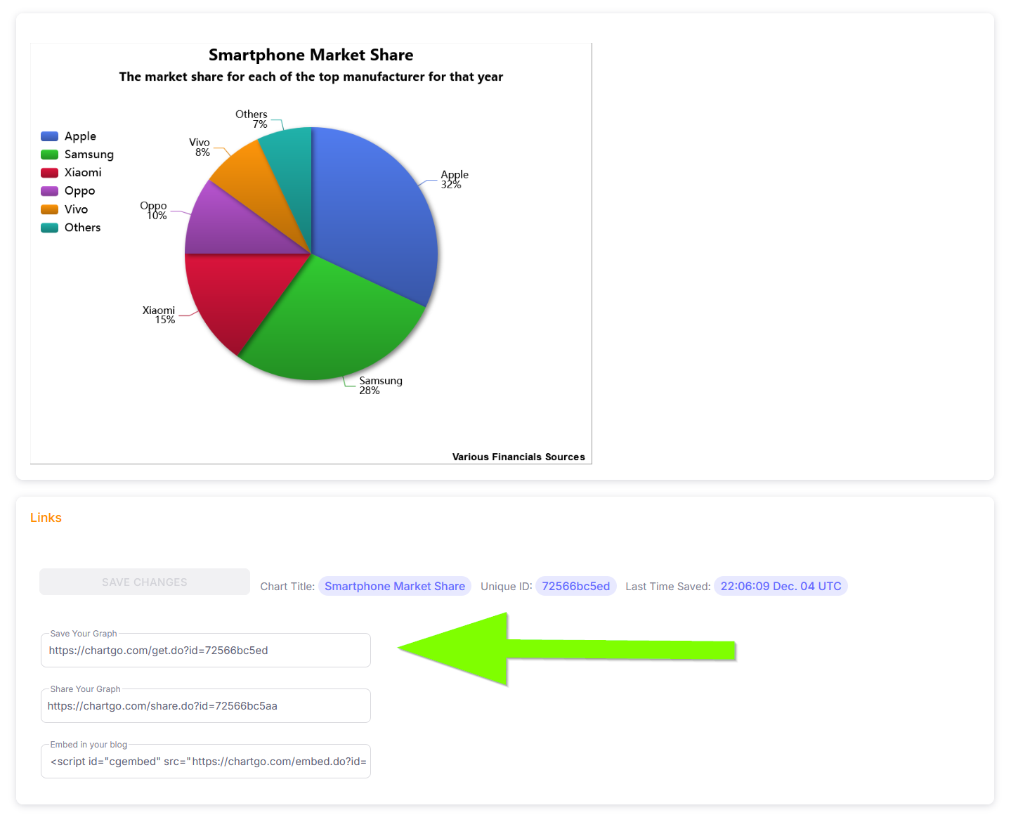 Save URL Example