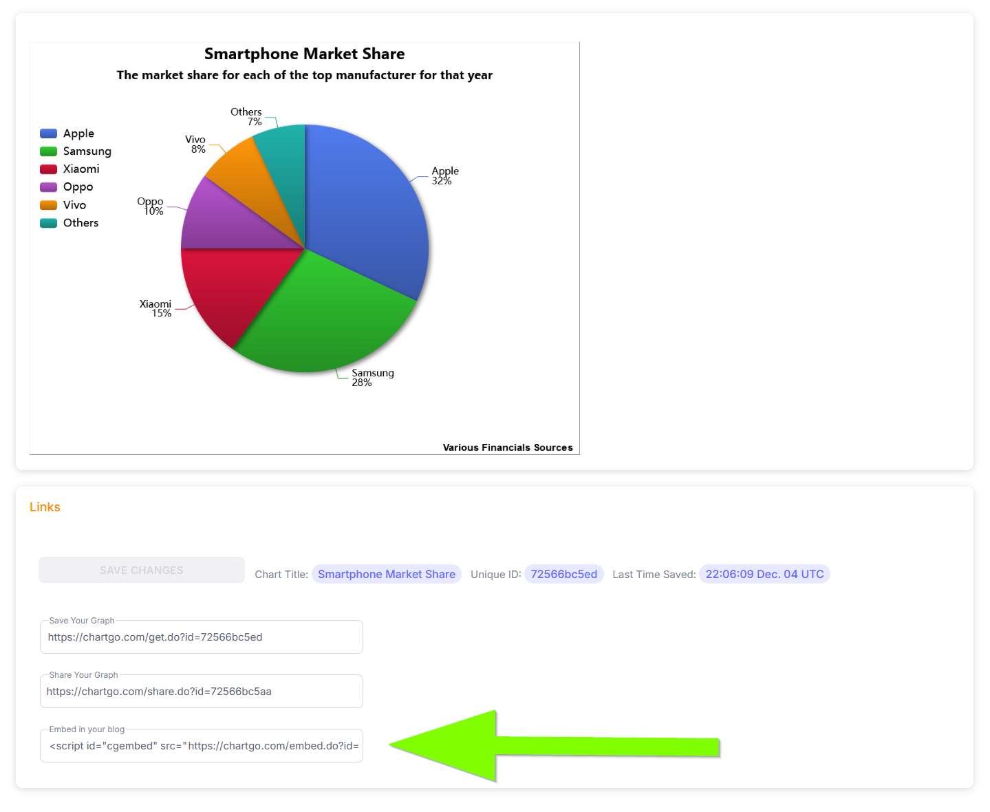 Embed URL Example